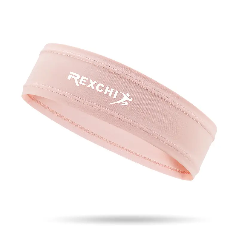 Light Purple Elastic Headband for Men Women - Image 4