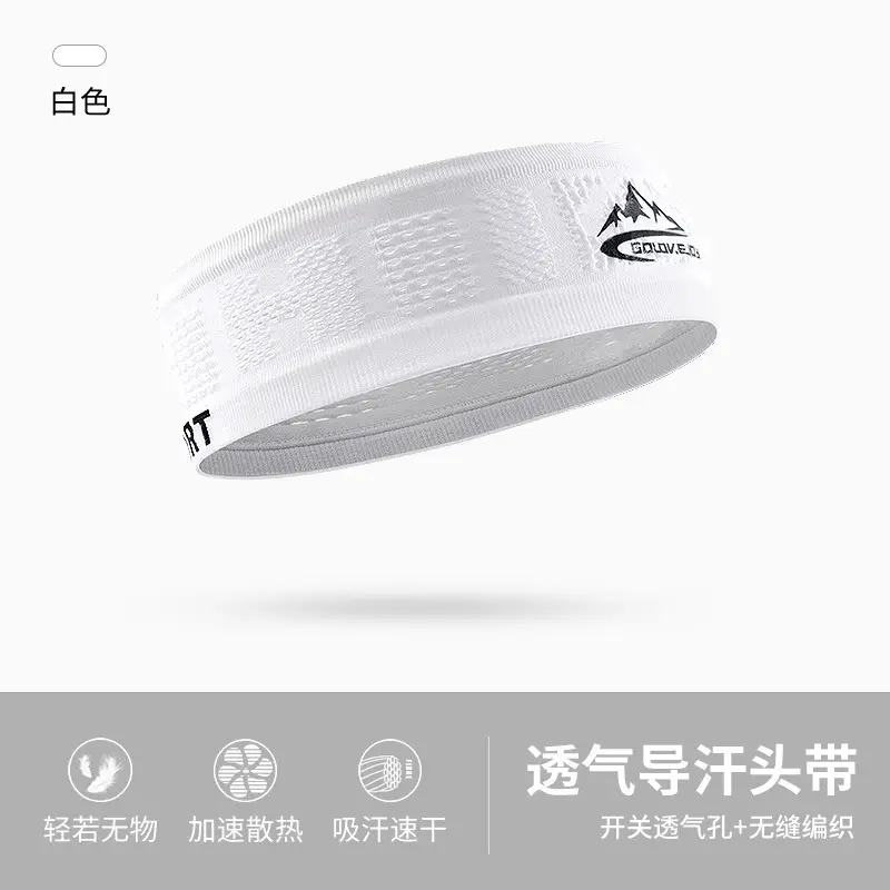 Light Purple Elastic Headband for Men Women - Image 7