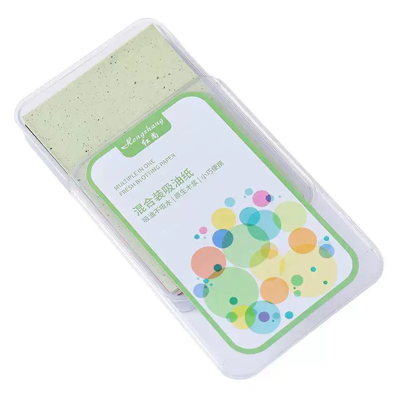 300 Pieces Bamboo Charcoal Facial Oil Absorbing Paper