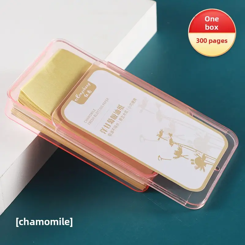 300 Pieces Bamboo Charcoal Facial Oil Absorbing Paper