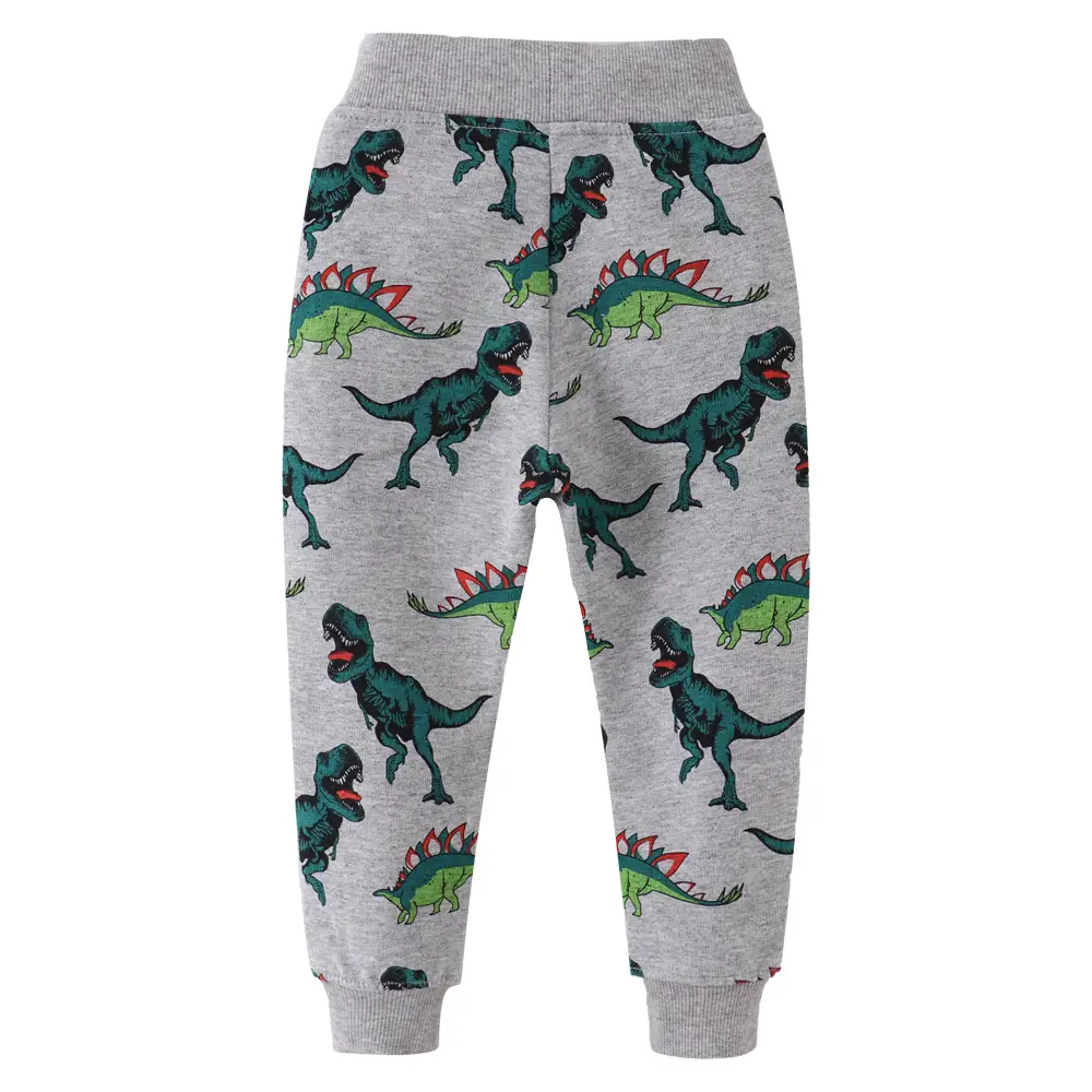 Dinosaur Printed Cotton Kids Pants Boys Small Medium - Image 5