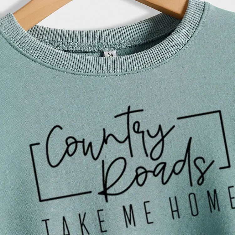 Women Country Road Long Sleeve Sweatshirt Green - Image 17