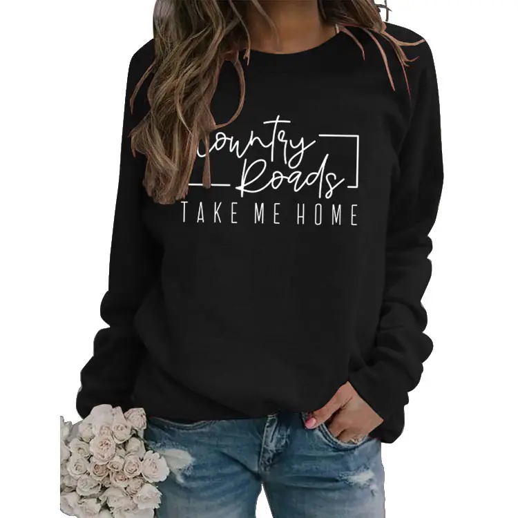 Women Country Road Long Sleeve Sweatshirt Green - Image 19