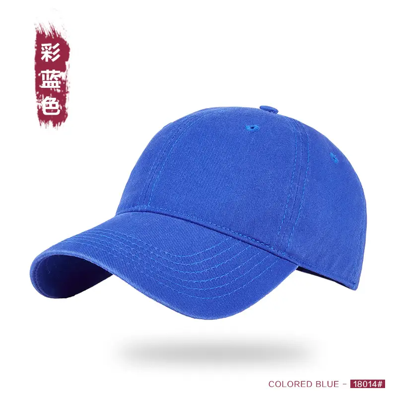 Men Washed Baseball Cap Large Head Dark Green - Image 2