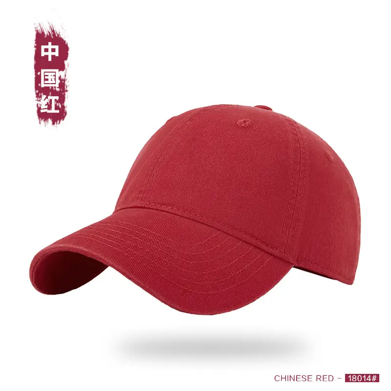 Men Washed Baseball Cap Large Head Dark Green - Image 8