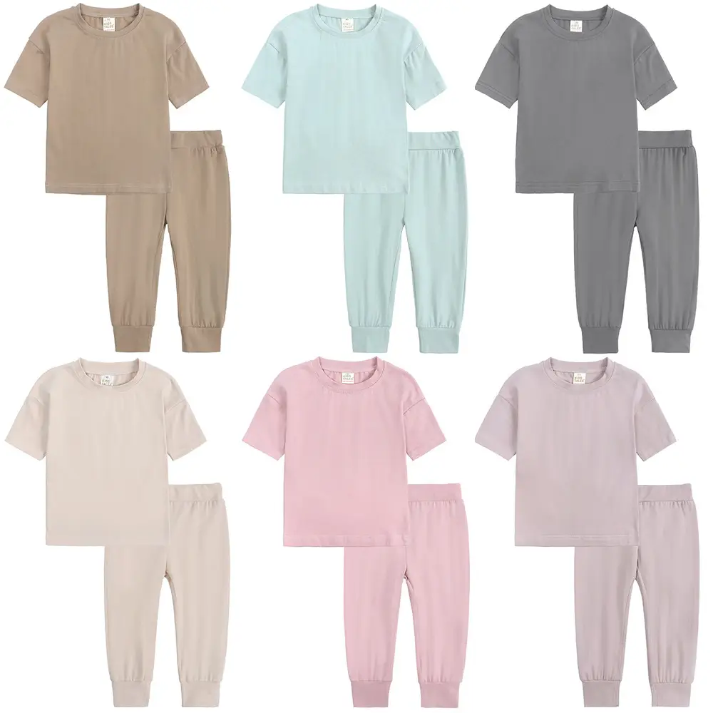 European & American Children's 2-Piece Cotton Suit Summer Set - Image 9