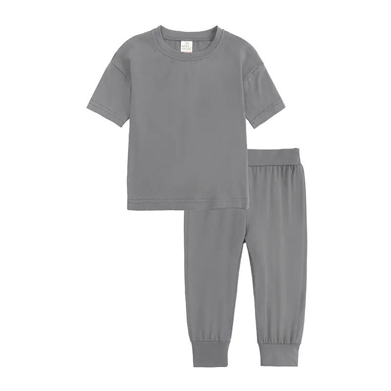 European & American Children's 2-Piece Cotton Suit Summer Set - Image 3