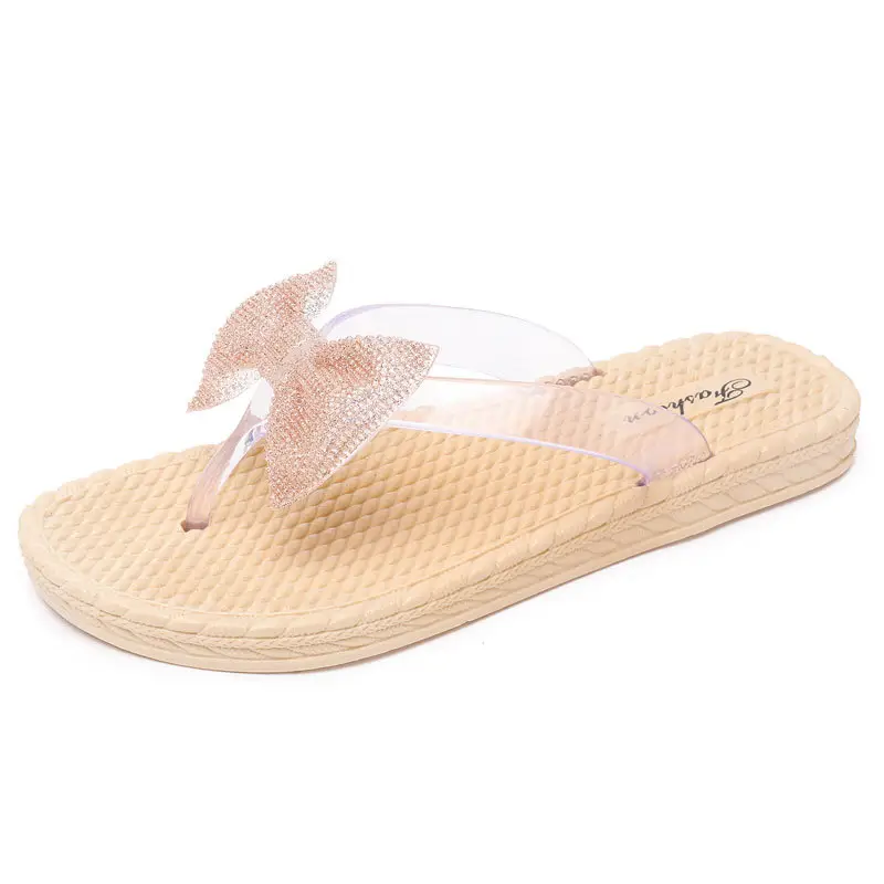 Women's Butterfly Flip Flops Summer Casual Non-Slip Clip-toe