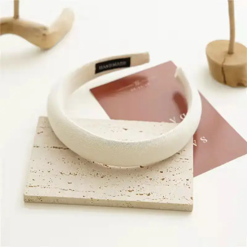 Wide Bristle Milk Tea Hairpin for Women - Image 2