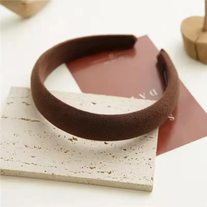 Wide Bristle Milk Tea Hairpin for Women - Image 3