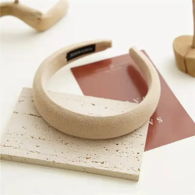 Wide Bristle Milk Tea Hairpin for Women - Image 5