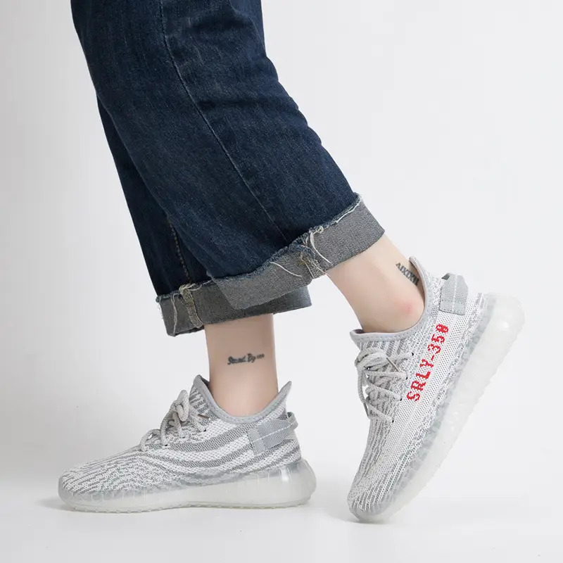 Couple Style Coconut Shoes, Versatile Korean Style Casual Breathable Fly-Knit Sneakers, Factory Direct Sales for Men and Women Running - Image 11