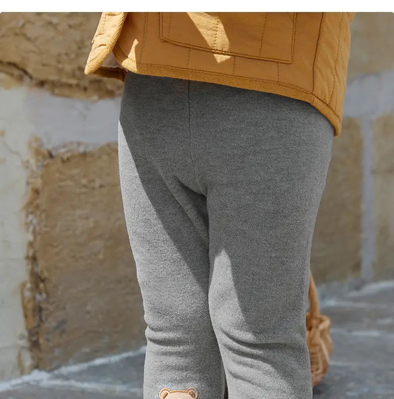 Girls Cute Cat Embroidered Leggings Set — feature 21