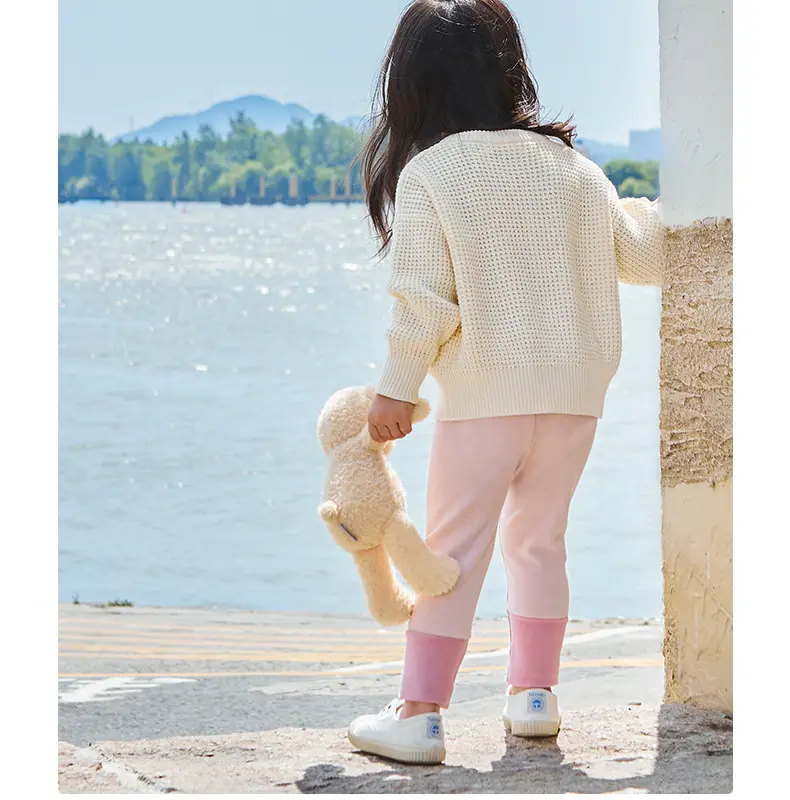 Girls Cute Cat Embroidered Leggings Set — feature 23