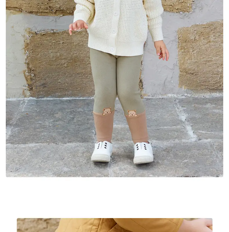 Girls Cute Cat Embroidered Leggings Set — feature 28