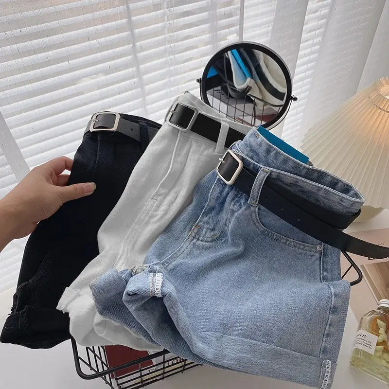 Women Denim Shorts High Waist Slimming 2022 - Image 7