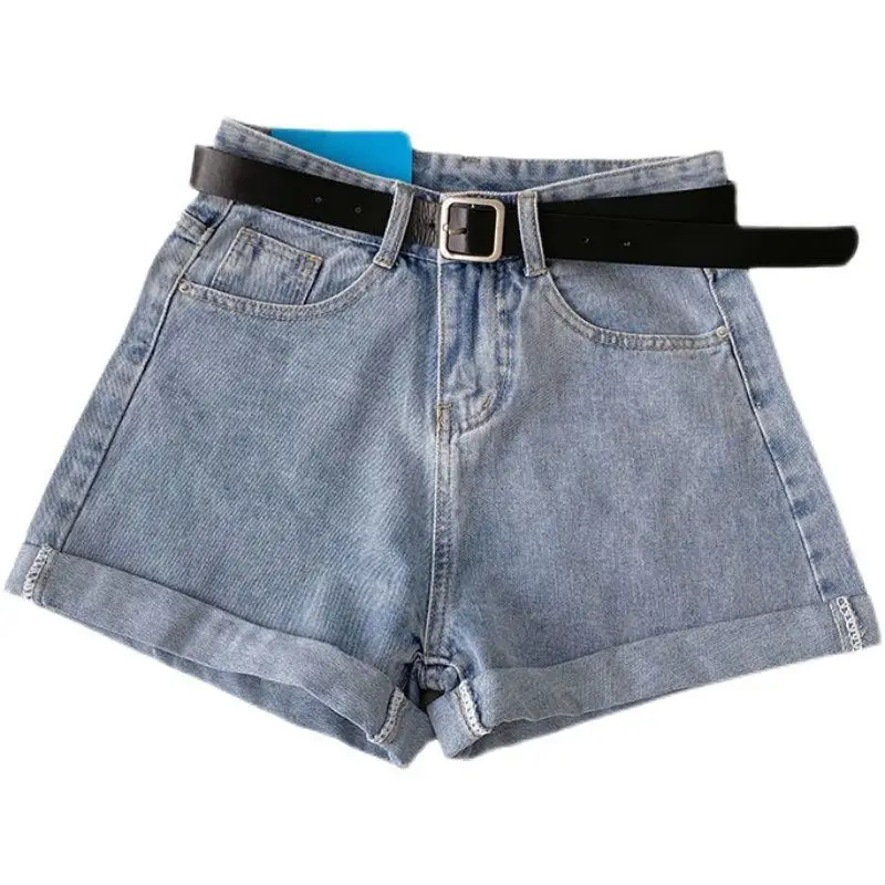 Women Denim Shorts High Waist Slimming 2022 - Image 9