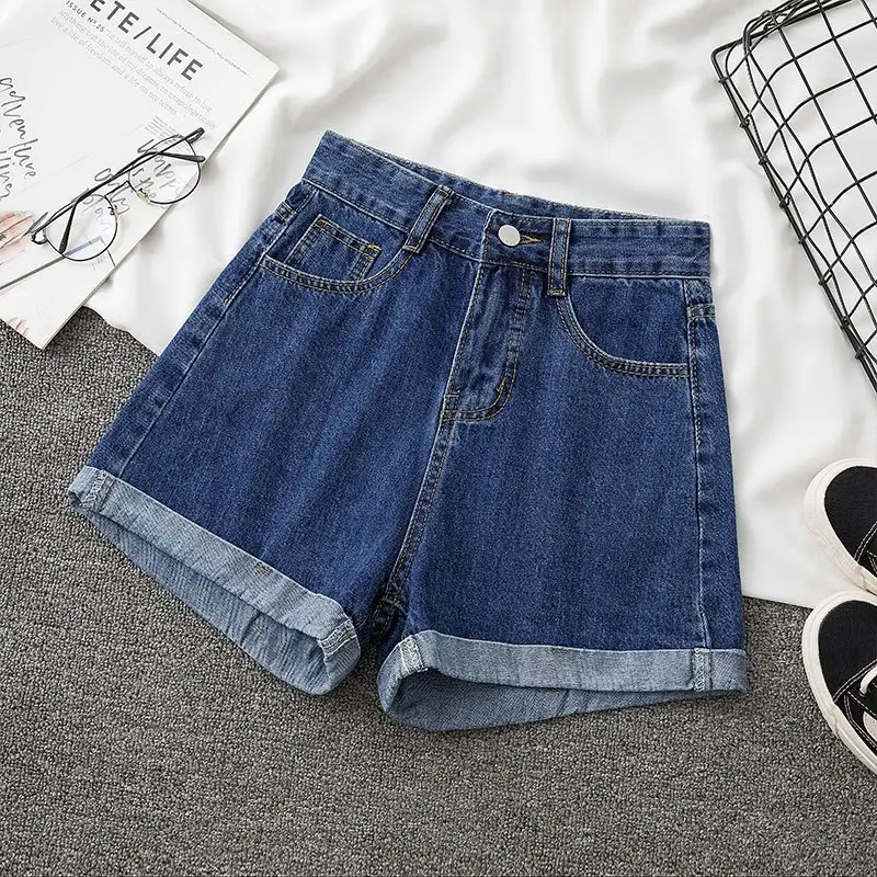 Women Denim Shorts High Waist Slimming 2022 - Image 4