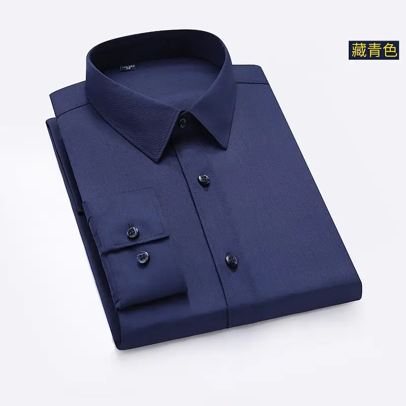 Men's Lavender Button-Down Shirt with Logo - Image 4
