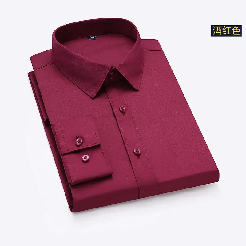 Men's Lavender Button-Down Shirt with Logo - Image 6