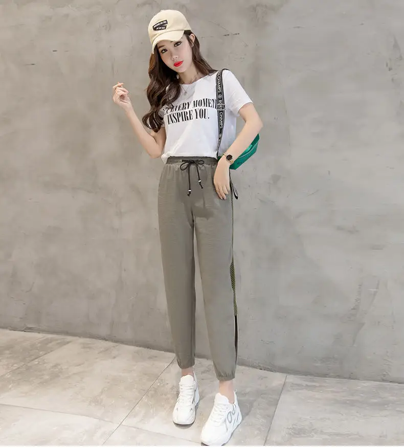 Casual Hollow-out Mesh Pants for Women Large Size — feature 4