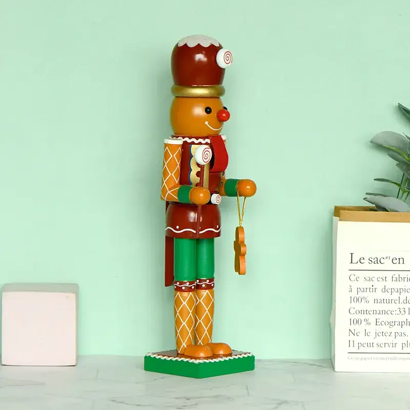 Gingerbread Man Christmas Decor 35cm European Style