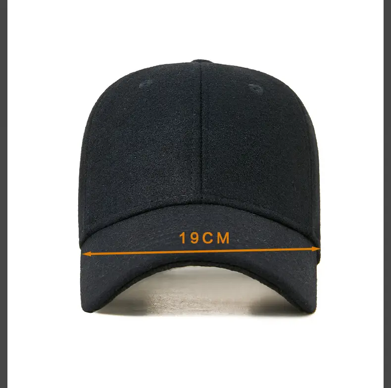 Men Wool Tempa Cap Autumn Winter Warm Short Bim — feature 17