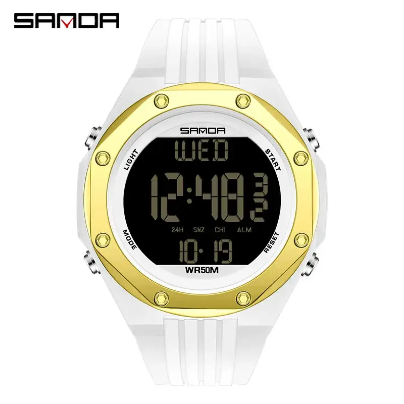 Sanda Men's Blue Digital Watch 12:39 - Image 8