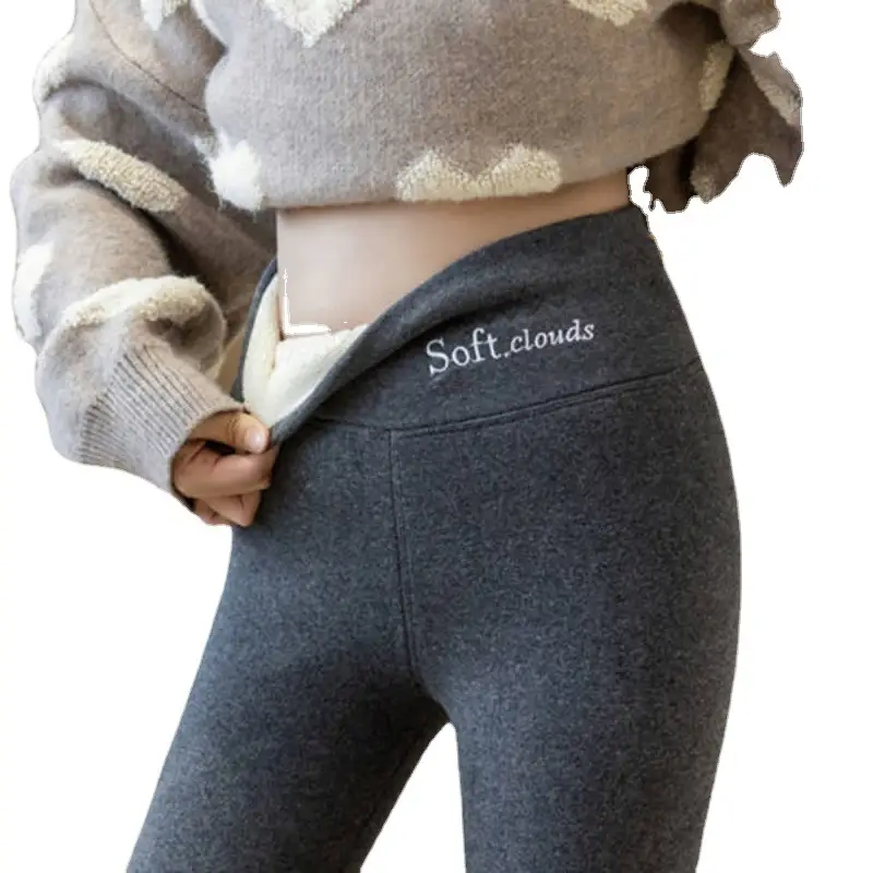 Plus Size Fleece Lined Warm Leggings Women Winter Non-Slip - Image 7