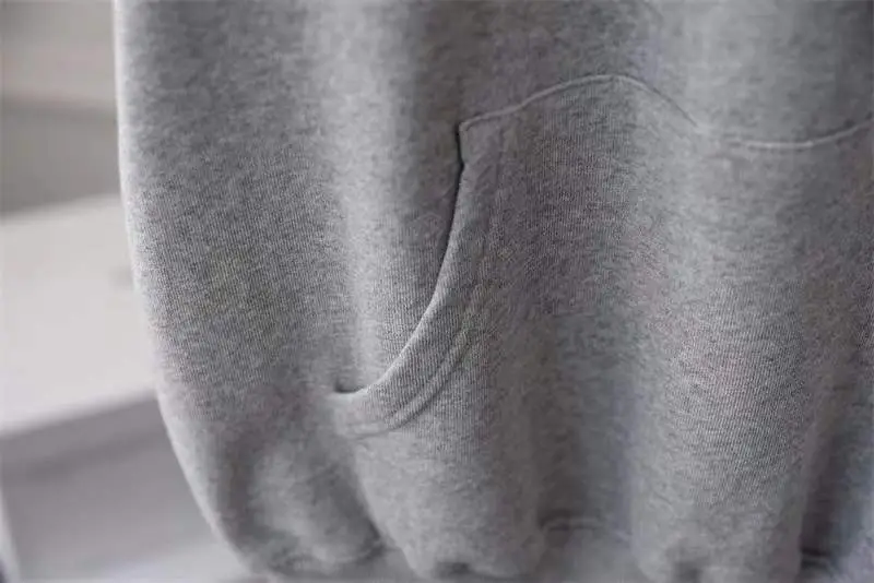 Women Grey Hooded Vest Large Spring Wear — feature 10