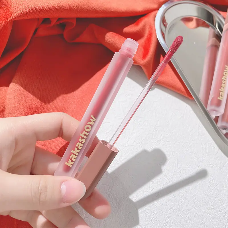 Velvet Matte Lip Gloss 6# Kakashow Powder Mist - Image 8
