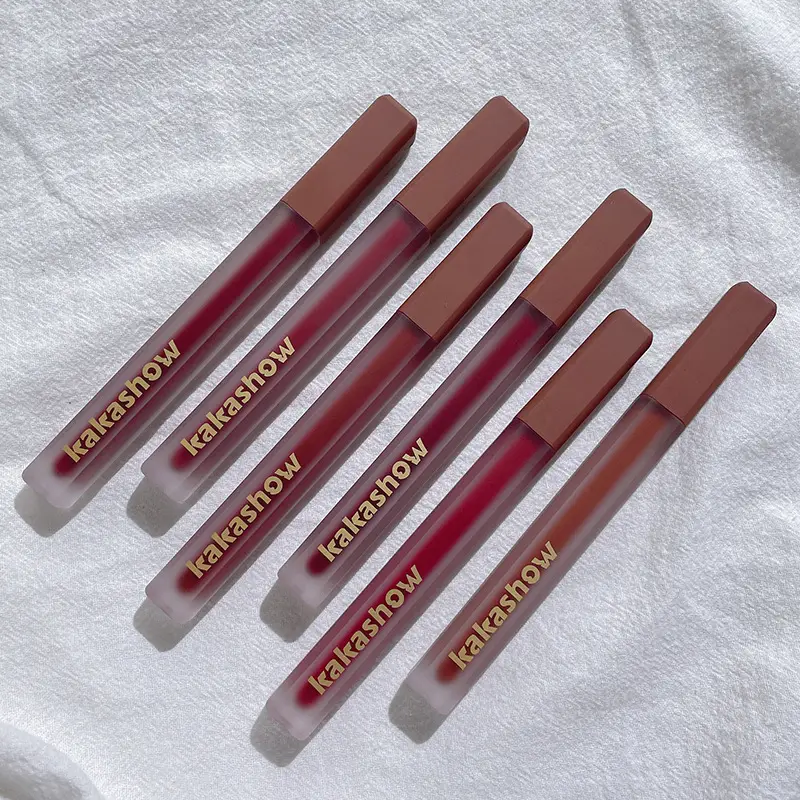 Velvet Matte Lip Gloss 6# Kakashow Powder Mist - Image 10