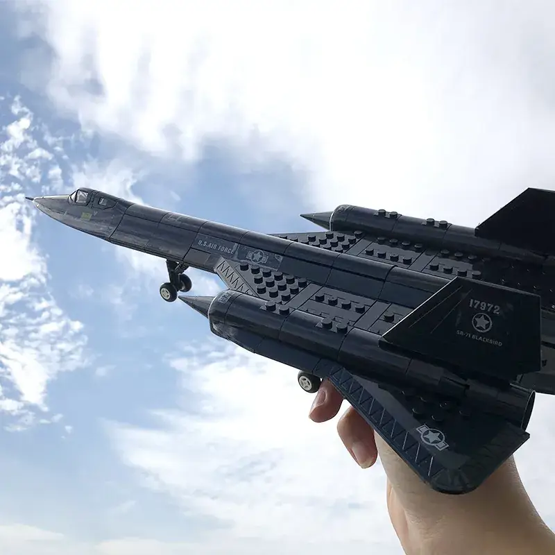 Wanger 4005 Military SR-71 Blackbird Building Toy for Kids 6+ - Image 4