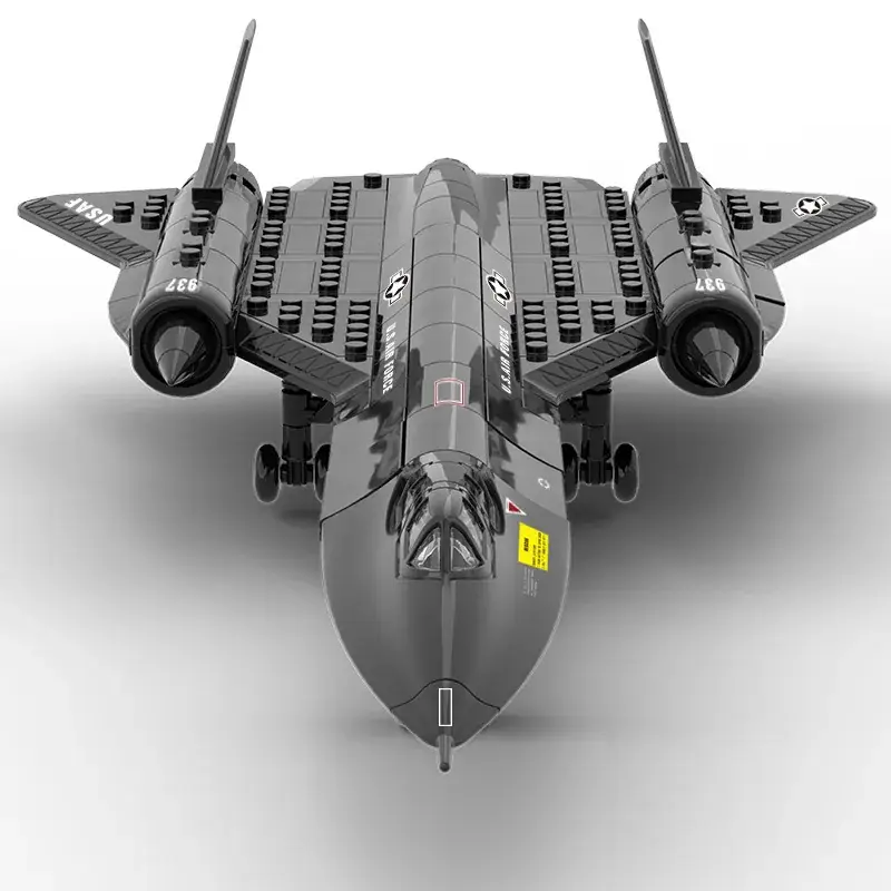 Wanger 4005 Military SR-71 Blackbird Building Toy for Kids 6+ - Image 5