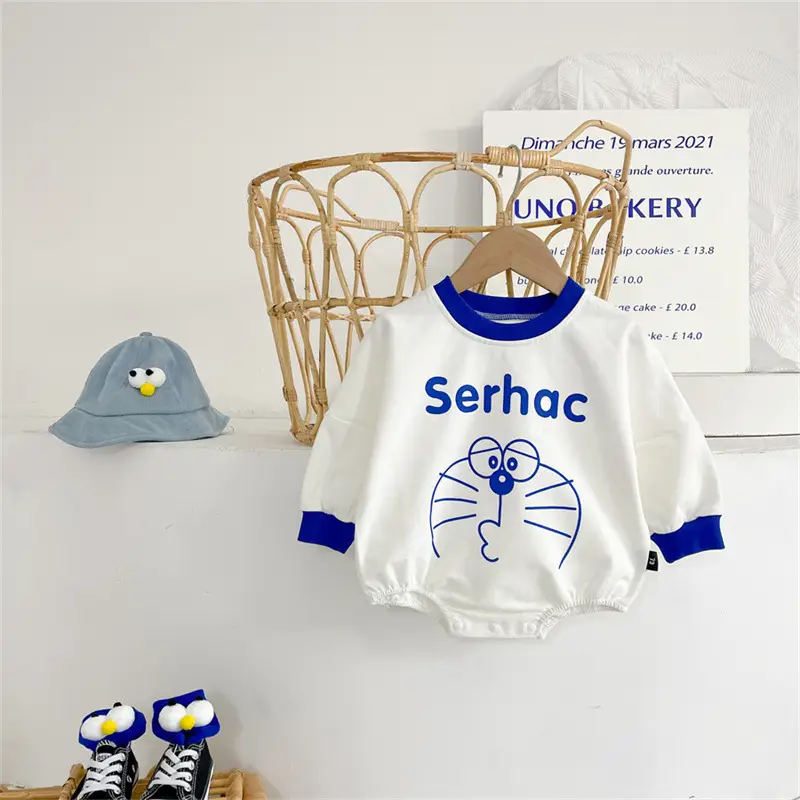 Serac Hound Cotton Padded Baby Suit Blue - Image 6