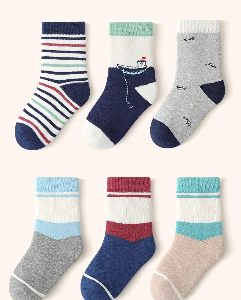 Children's Cotton Socks Autumn Winter Warm Thickened Fleece Lined — feature 13