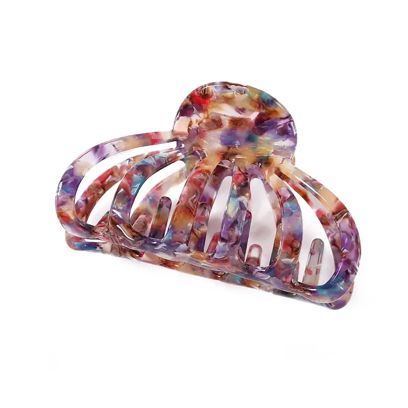 Acrylic Hair Clip French Retro Style Women Large - Image 8
