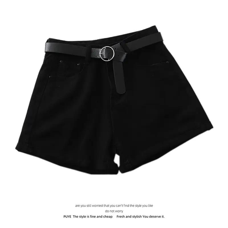 White Denim Shorts High Waist Summer Casual Hot Girls - Image 2
