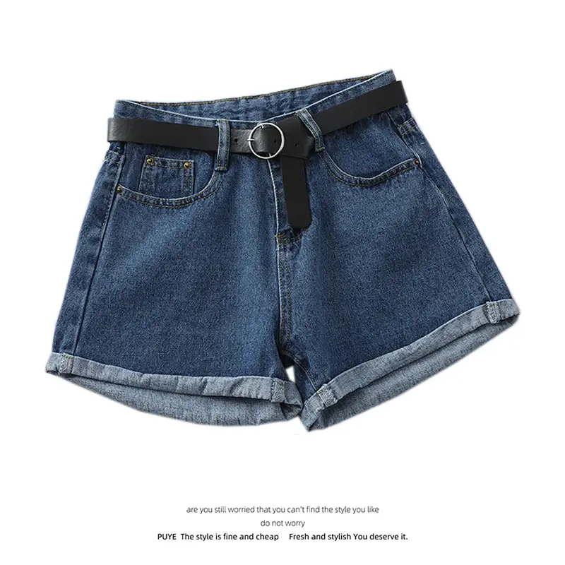 White Denim Shorts High Waist Summer Casual Hot Girls - Image 4