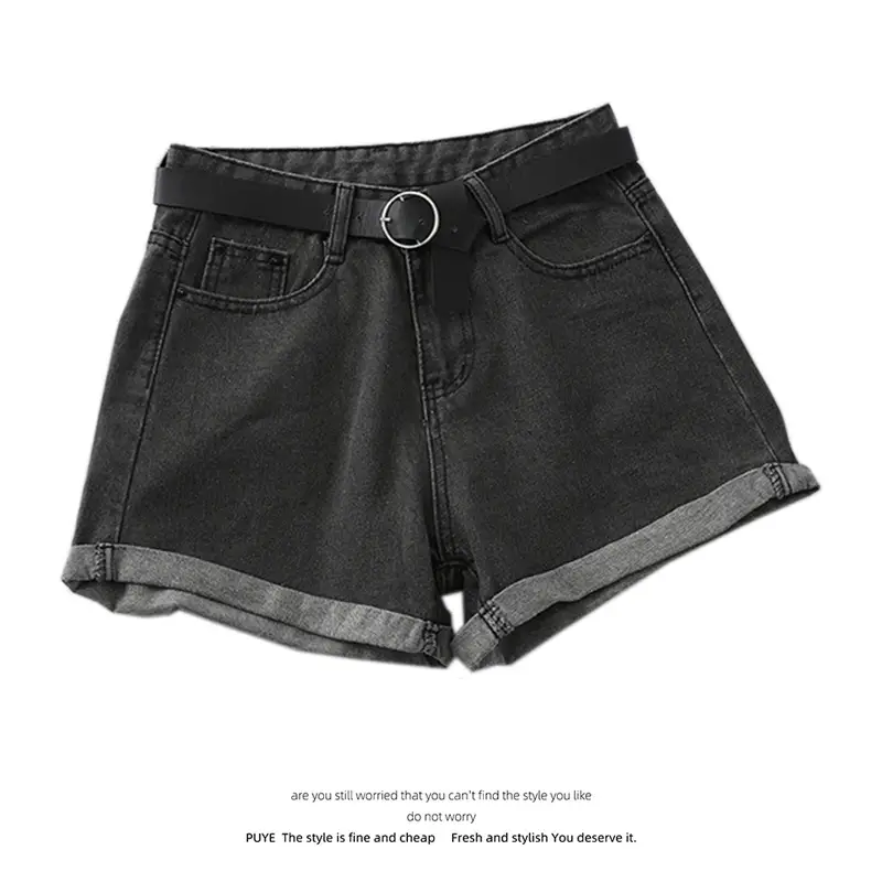 White Denim Shorts High Waist Summer Casual Hot Girls - Image 5