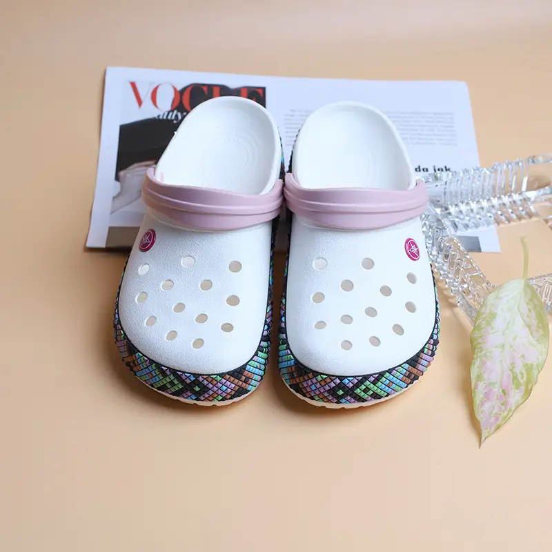 Women's Colorful Croc Slippers Summer Flat Bottom