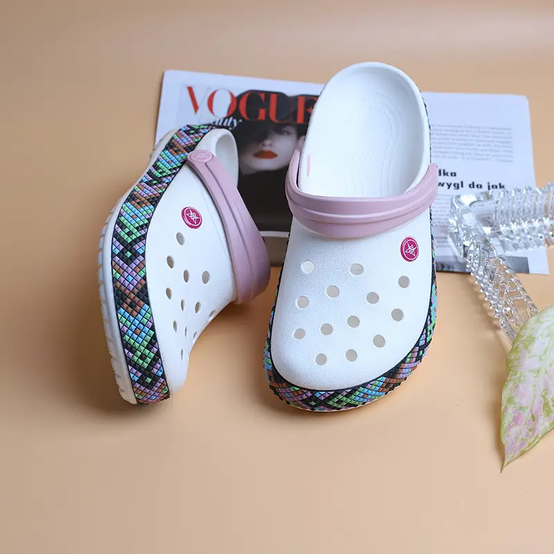 Women's Colorful Croc Slippers Summer Flat Bottom