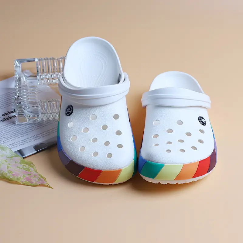 Women's Colorful Croc Slippers Summer Flat Bottom