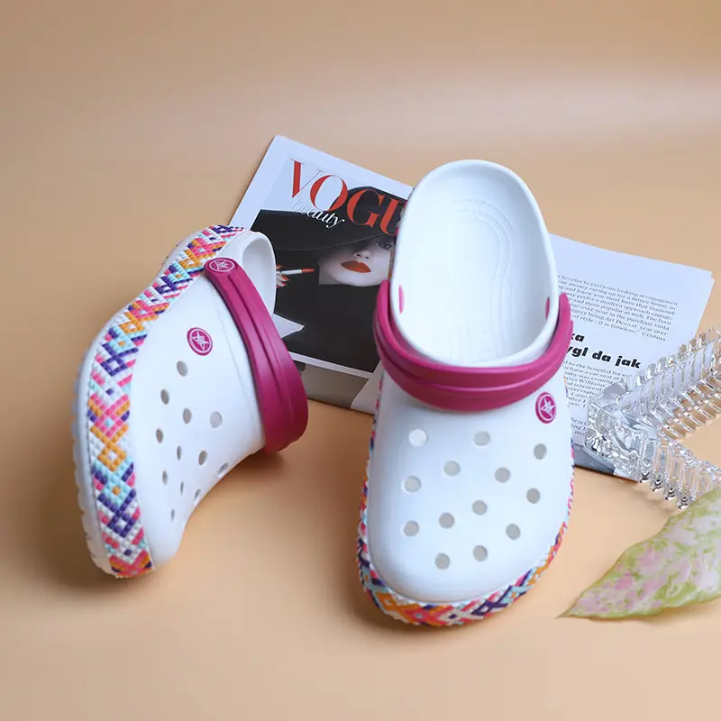 Women's Colorful Croc Slippers Summer Flat Bottom