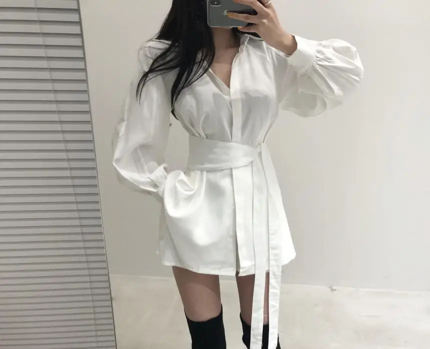 Women 2-Piece Sleeve Shirt & Shorts Set Beige Mid-Length — feature 6