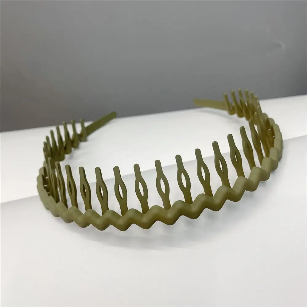 Colorful Toothed Hair Pressing Headband for Adults