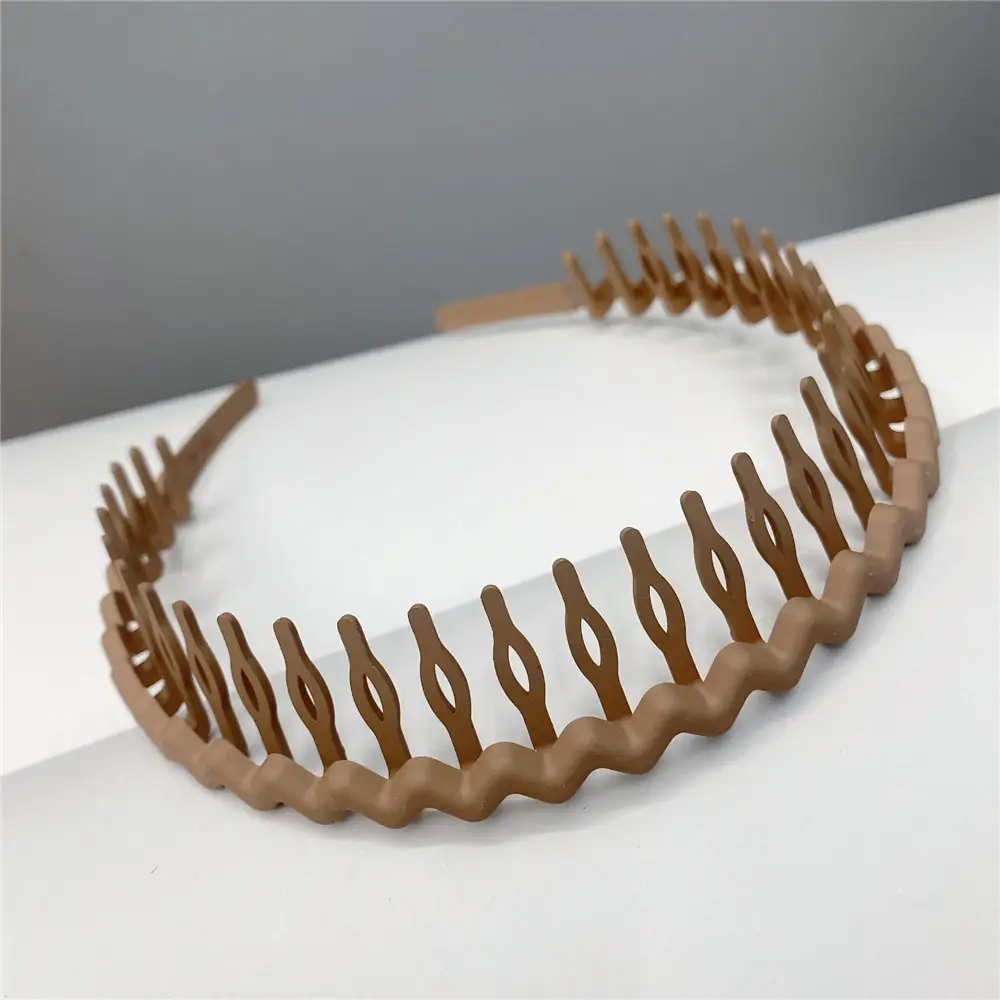 Colorful Toothed Hair Pressing Headband for Adults