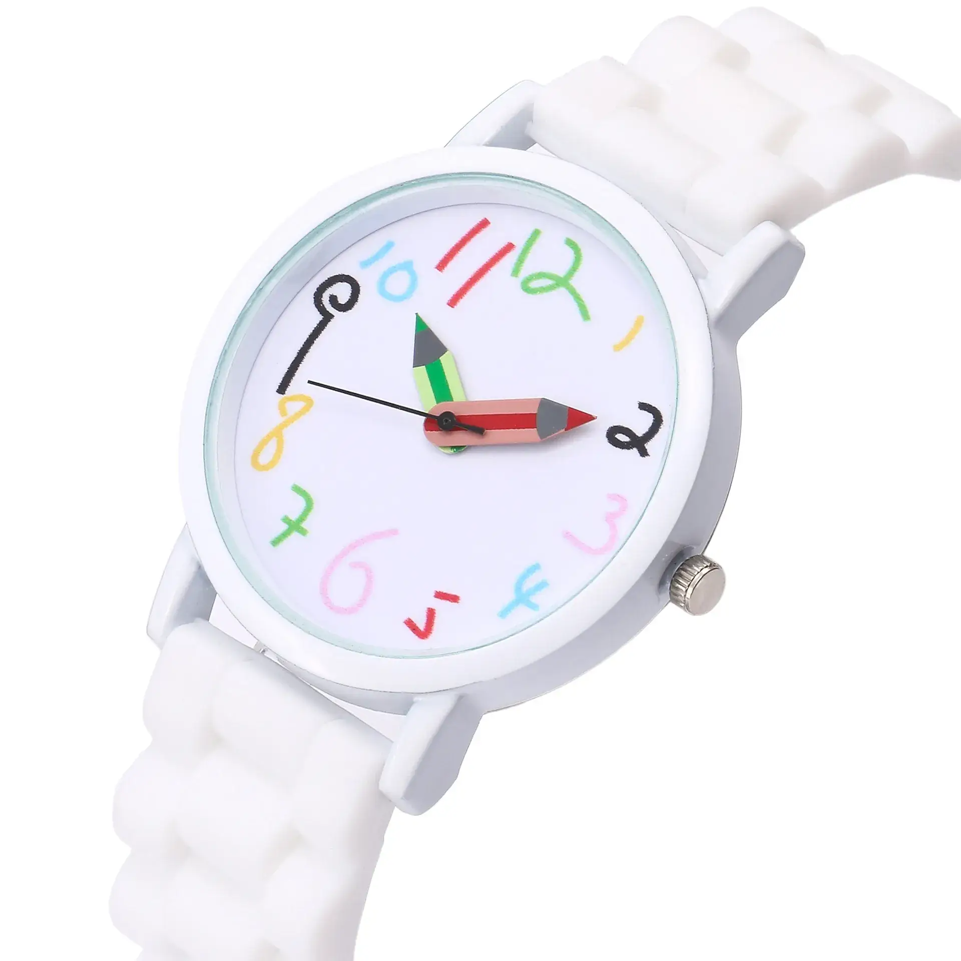 Cute Cartoon Digital Watch for Girls Black Silicone Strap - Image 15