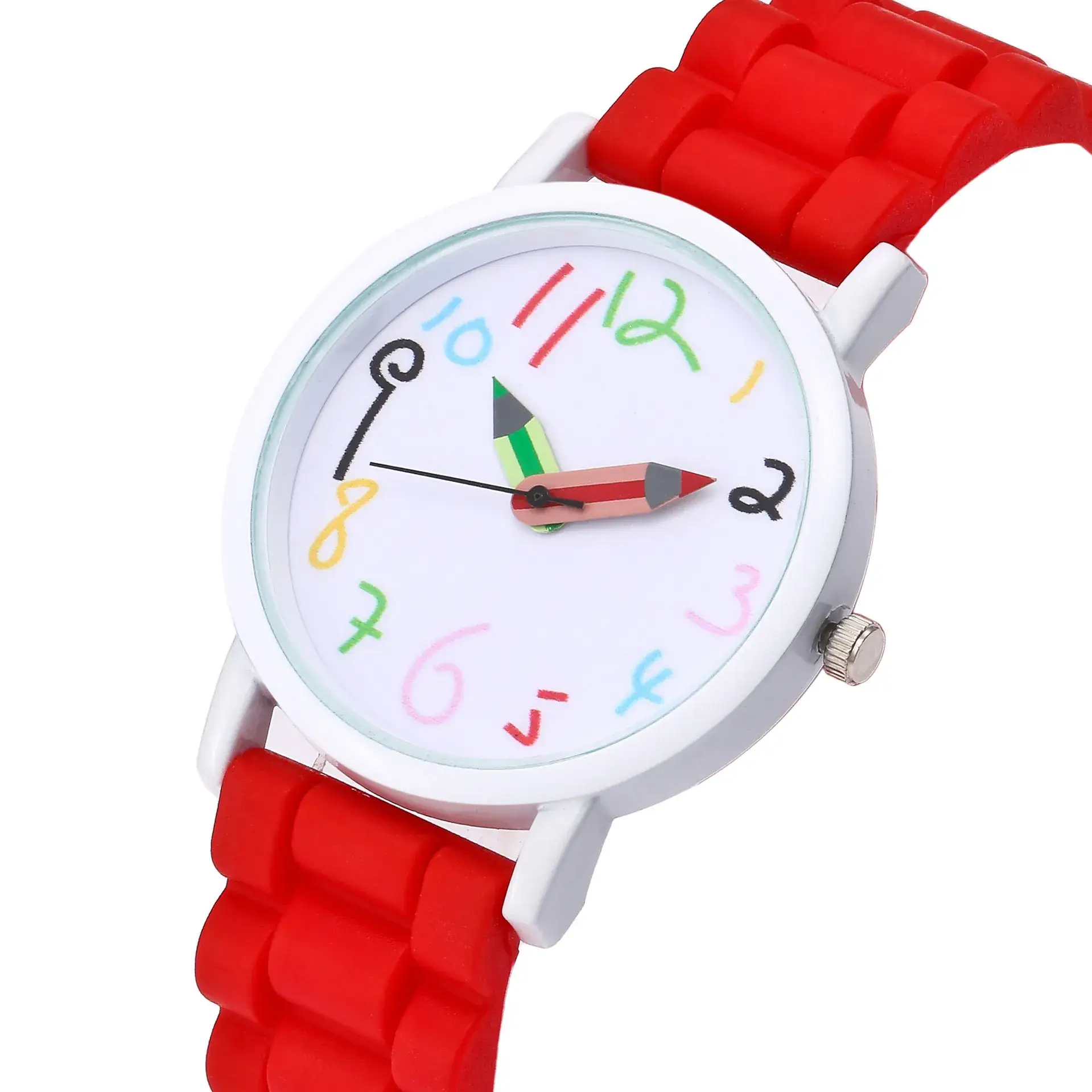 Cute Cartoon Digital Watch for Girls Black Silicone Strap - Image 17