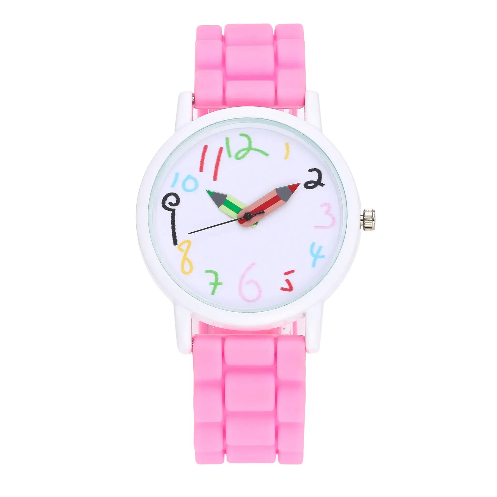Cute Cartoon Digital Watch for Girls Black Silicone Strap - Image 10